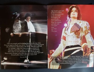 MICHAEL JACKSON MEMORIAL PROGRAM CELEBRATION OF LIFE AUTHENTIC