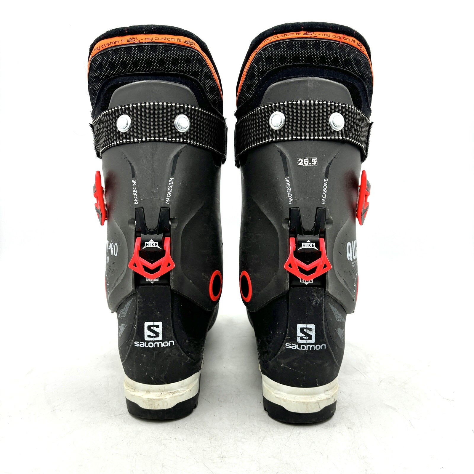 Scarponi da sci da downhill Salomon Quest Pro 90 neri da uomo taglia 26 26 5