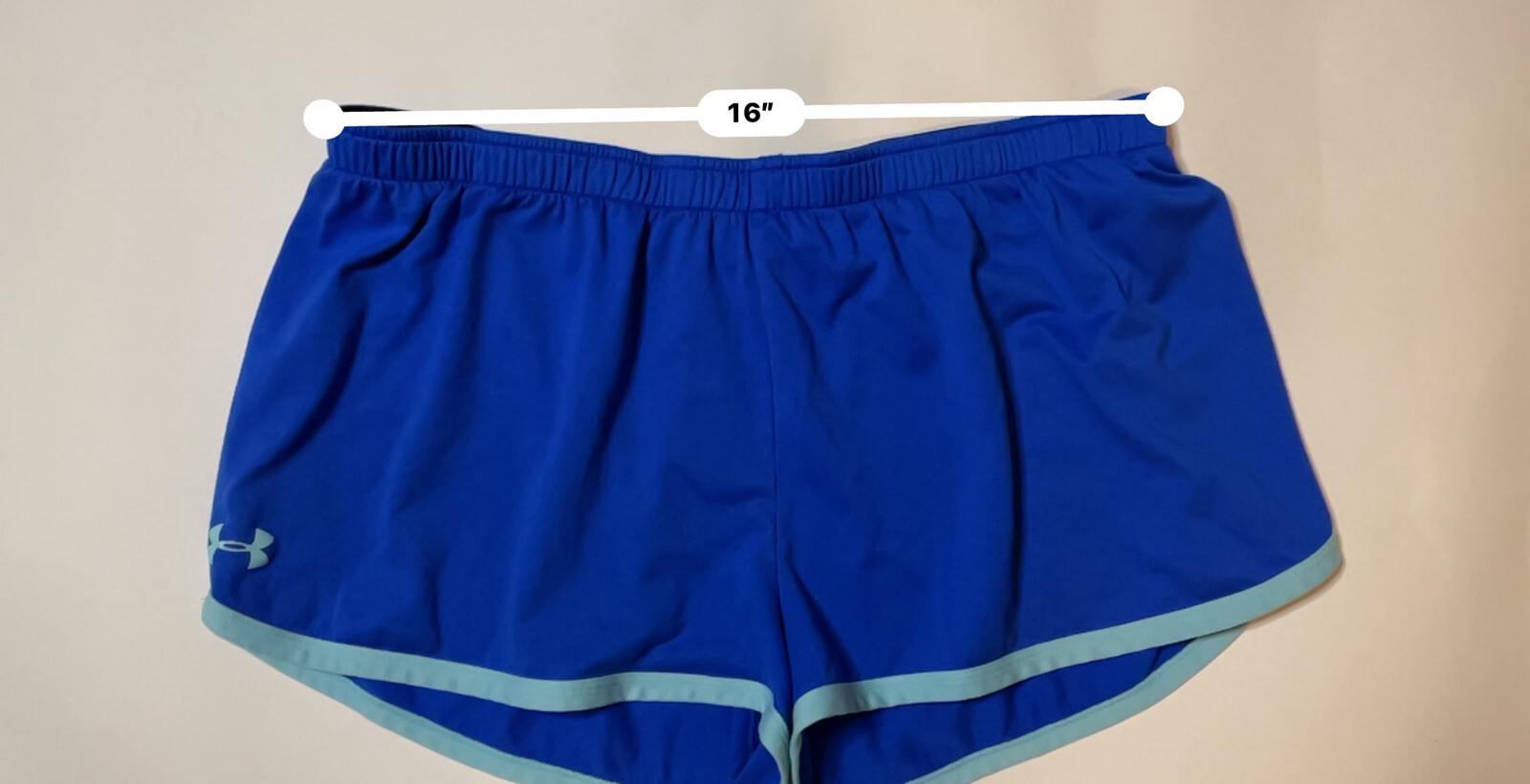 womens unlined under armour jogging shorts size L Gem