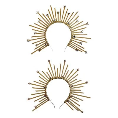 Halo Crown Headpiece Fancy Dress Goddess Headband for Party Anniversary