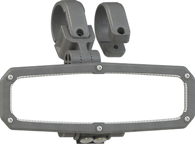 ATV TEK CLEARVIEW UTV REARVIEW MIRROR W/ DOME LIGHT UTVMIRCTR-LED-1
