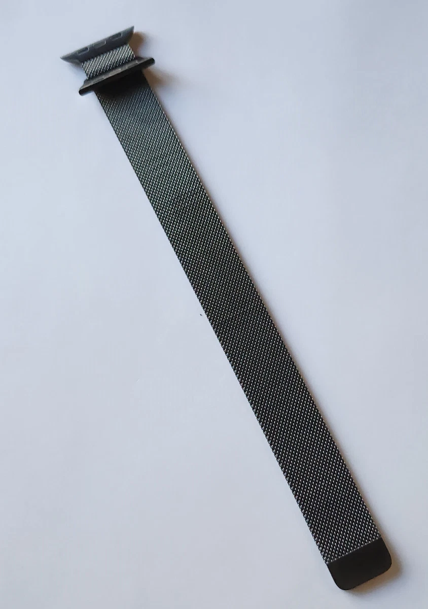 Unused OEM Stainless Steel GRAPHITE Apple Watch 41mm Milanese Loop