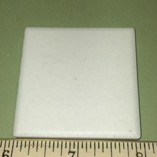 1 VINTAGE MADE IN USA CERAMIC CHEMISTRY LABORATORY EXPERIMENT HIGH HEAT TILE UNG