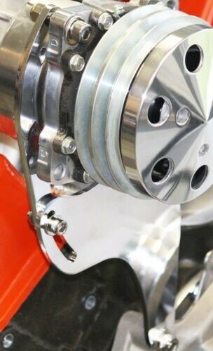 SBC Small block Chevy Top Mount A/C Conditioning Compressor Bracket SWP Short