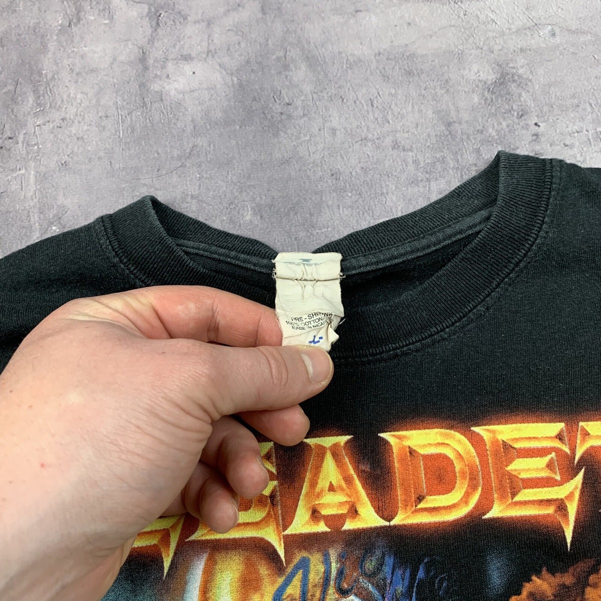 Rare! Vintage Megadeth Battlehead Tee Big Logo 00s L Size | eBay