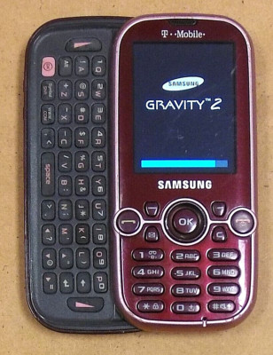 Samsung Gravity 2 II SGH-T469 - Red & Pink ( T-Mobile ) Phone - Very Rare Color