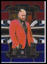 2024 Panini Select WWE - Concourse Solo Sikoa #26 Red & Blue