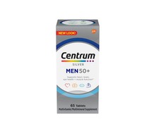 Centrum Silver Mens 50 Plus Multivitamin With Vitamin B D3, 65 Count.
