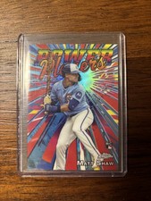 2025 Topps Chrome Baseball Matt Shaw 