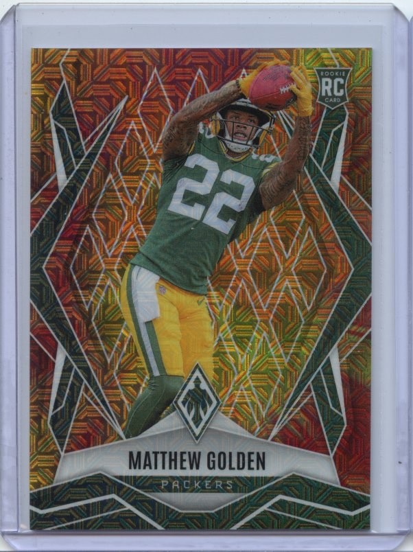 2025 Panini Phoenix Premium Box Set MATTHEW GOLDEN #174 RC FIREBURST 97/350