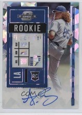 2020 Panini Contenders Rookie Ticket Optic Cracked Ice /23 Dustin May Auto 7xr
