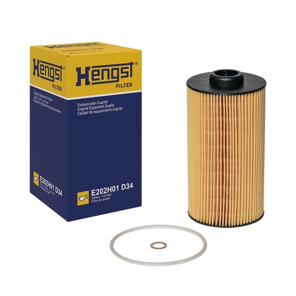 Hengst Filter ÖLfilter E202H01 D34 FüR Alpina Bentley BMW Land Rover Morgan-image