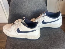 Nike Air Force 1 White/Navy 6Y