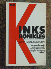 The KINKS KRONIKLES John Mendelssohn 1985 Ray Davies Mick Avory Pete Quaife Rock
