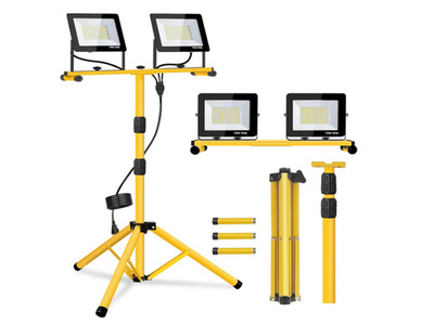 Luces de trabajo LED con soporte, temperatura de color 6500 K, ideal para trabaj