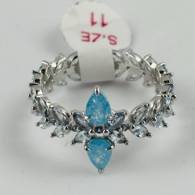 Bomb Party Twice As Nice RBP7456 .925 Sterling Silver Ring Size 11