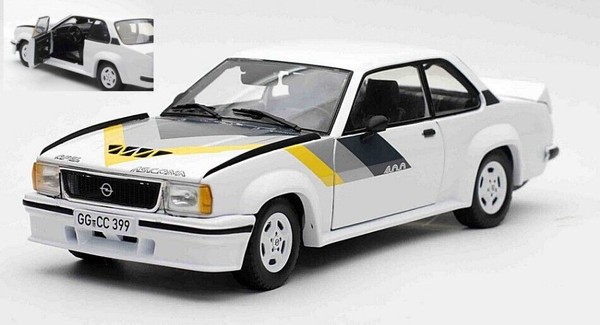 Sunstar 1/18 Sun Star Opel Ascona 400 1982 Weiss Statisches Modell Diecast-image
