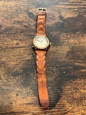 Vintage 1990's Timex Adventurer Series Men's Quartz watch 37mm FOR PARTS/REPAIR