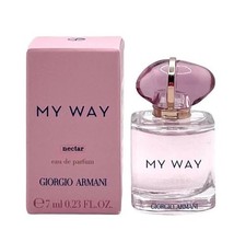 Giorgio Armani My Way NECTAR Eau de Parfum MINI Splash 0.23 oz 7 ml New in box