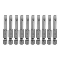 "10 StüCk SL5 Schlitzschraubendreher-Bits, 5 Mm, Flachkopf-Schraubendreher-Bit 2\""
