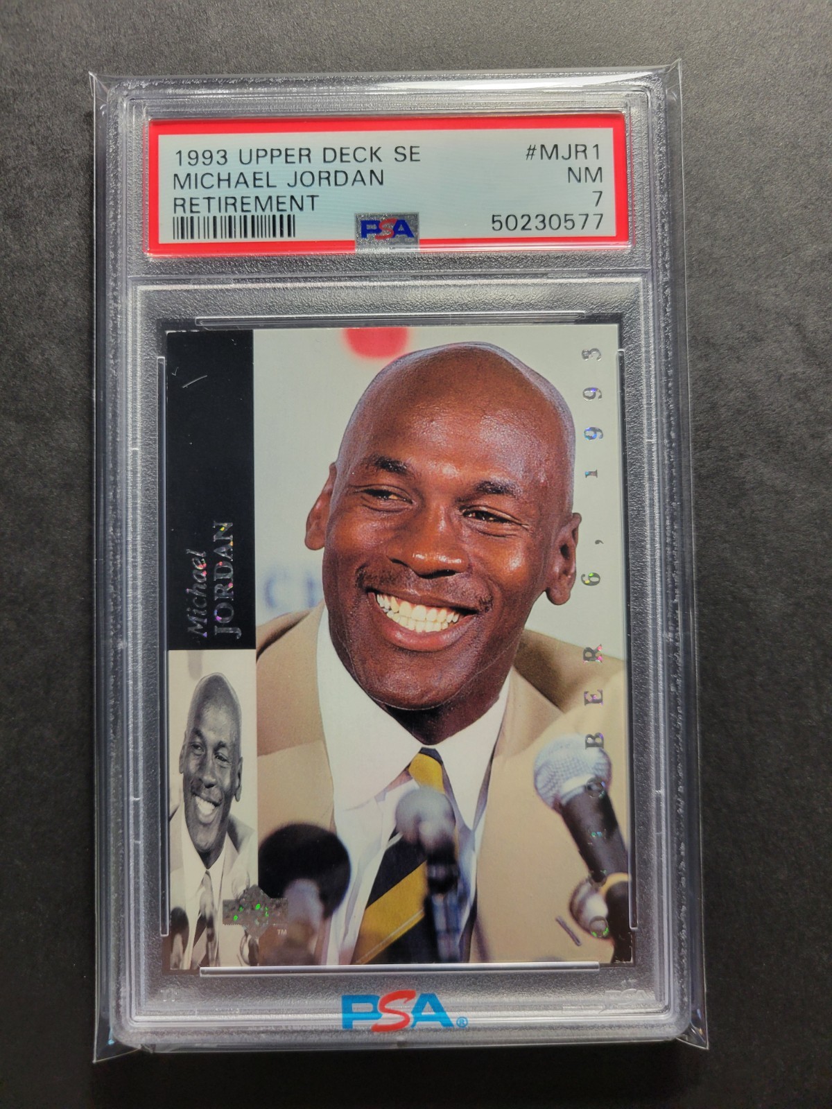 Michael Jordan 1993 Upper Deck Special Edition #MJR1 Retirement