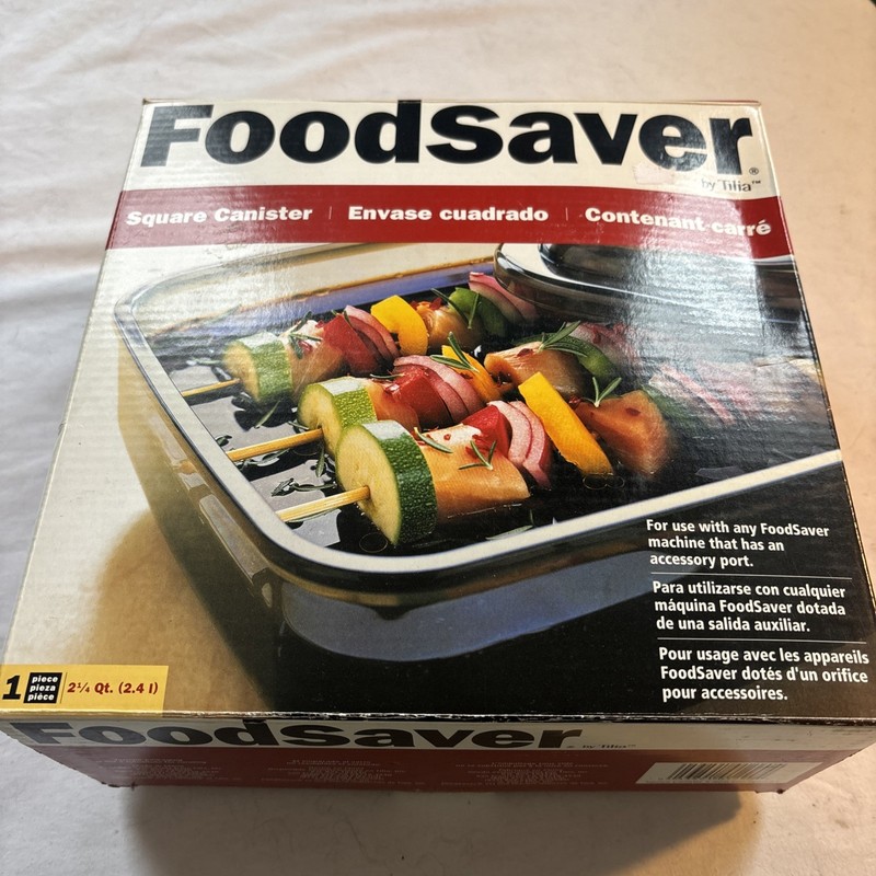 FoodSaver Quick Marinating Canister 2.25 Quart (2.1L) T02-0050-05P Vacuum Seal