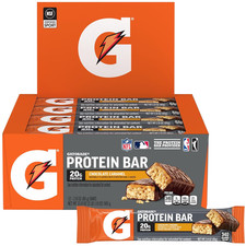 Whey Protein Bars, Chocolate Caramel, 2.8 Oz Bars (Pack of 12, 20G of Protein pe 17.61 per gallon