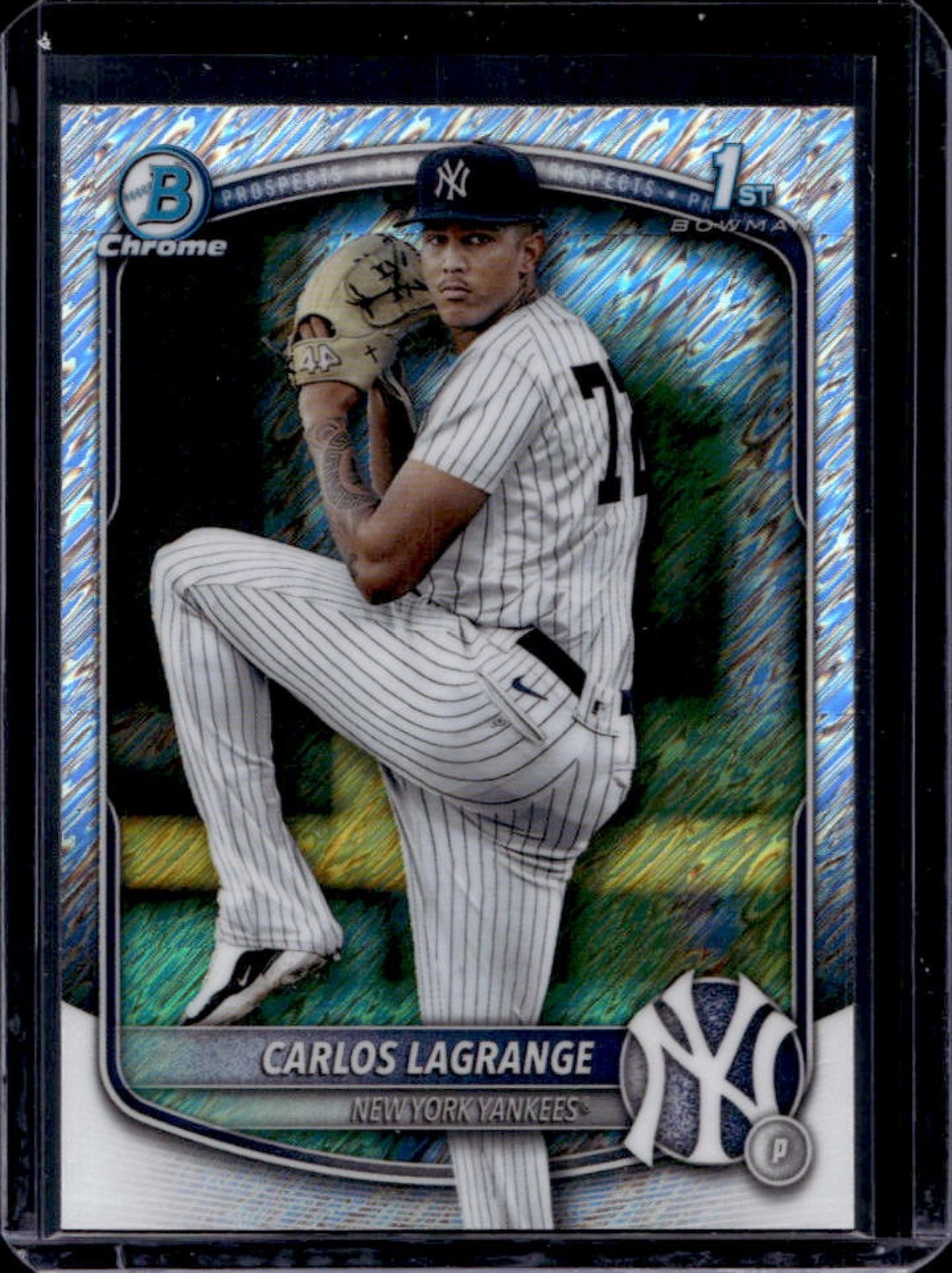 2025 Bowman Chrome Carlos Lagrange Shimmer Refractor 1st Prospect #BCP-202