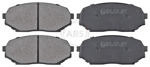 Vorderachse A.B.S. 36725 Bremsbelagsatz, Scheibenbremse FüR Isuzu,Mazda-image