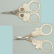 Antique Palais Royal Mother of Pearl Scissors * French * Circa 1820