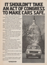 1973 Volvo 164 - Shouldnt Take Act Of Congress- Capital Hill - Print Ad Photo