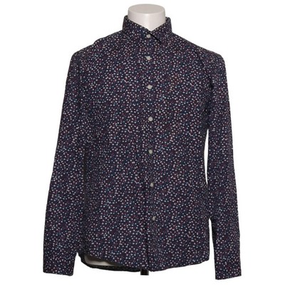 Lindbergh White, Hemd, Größe: L, Blau/Mehrfarbig, Baumwolle, Blumen, Herren #cGJ