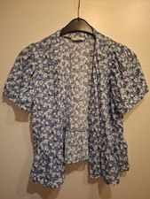Only Damen Bluse Pigalle in Gr.M.,Blau mit Bl...