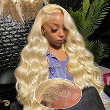 Blonde Human Lace Front Wig 613 Hd Lace Frontal Wig Body Wave Human Hair Wigs
