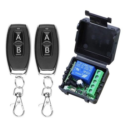 433MHz Wireless Remote Switch DC 12V 1CH RF Relay & 2CH Transmitter Door Lock