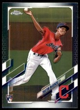 2021 Panini Chronicles Crusade Blue Velocity Triston McKenzie Cleveland Indians