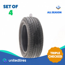 Set Of 4 Used 22560r17 Uniroyal Tiger Paw Touring As 99h - 7.5-8.532