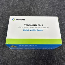 AUVON Dual Channel TENS Unit Muscle Stimulator Machine. New Sealed