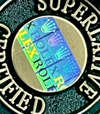 ROLEX Green Swing Tag Seal for FULL SET Submariner Date 116610LV HULK Starbucks