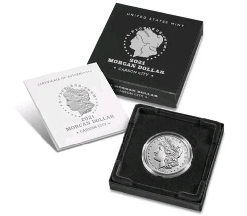 Photo of a 2021-CC Morgan Dollar from an eBay listing that sold on Jul 3, 2026