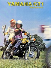 1973 Yamaha GT1 80 Mini-Enduro 4-page brochure-Vintage Original NOS (Not Repro)