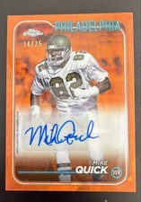 2024 Topps Chrome Sapphire Edition - Autographs Mike Quick #BA-MQU Orange /25...