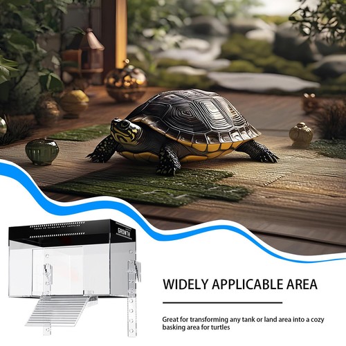 Fish Tank Platform Turtle Basking Dock Turtle Basking Area Reptile Platform - Picture 6 of 16