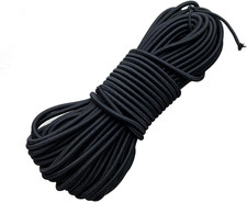 4Mm/65.6 FT Elastic Bungee Shock Cord, Tunan Heavy Duty round Stretch