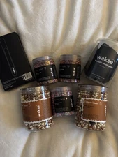 WAKSE 3 Pc Face & Body Hair Removal Kit - Hard Wax Beads & Melting Pot.