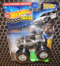 2024 Hot Wheels Monster Trucks: BACK TO THE FUTURE- DELOREAN TIME MACHINE