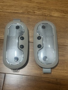 Chevy & GMC Light Tan Overhead Front Center Dome Roof Map Light 2 Pack