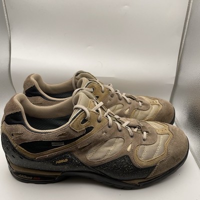 Asolo Shoes Men Size 13 Brown Suede Leather Gore Tex Hiking Trail Sneakers