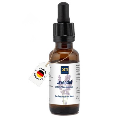 LAVENDEL DMSO KRÄUTER TROPFEN LAVENDULA  ANGUSTIFOLIA - Verstärkte Wirkung 30 ml