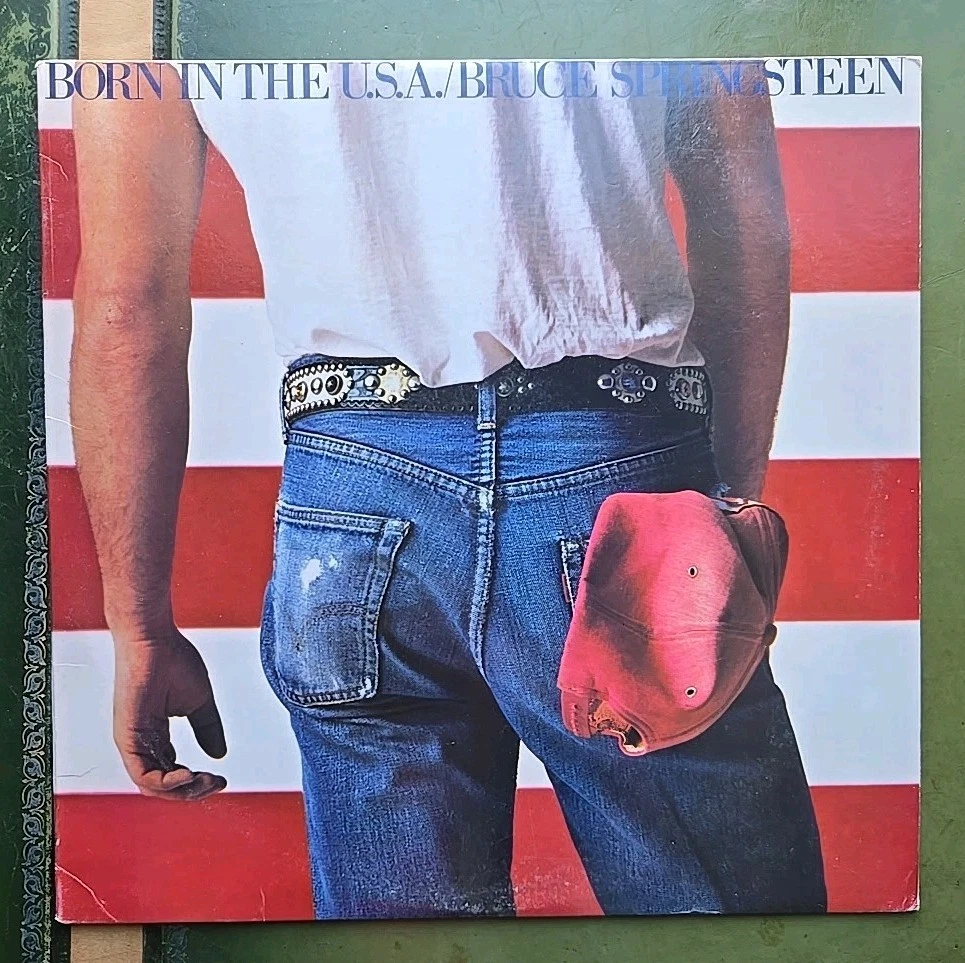 1984 Bruce Springsteen Born In The USA Record 33 RPM 12" Vinyl LP Inner Sleeve